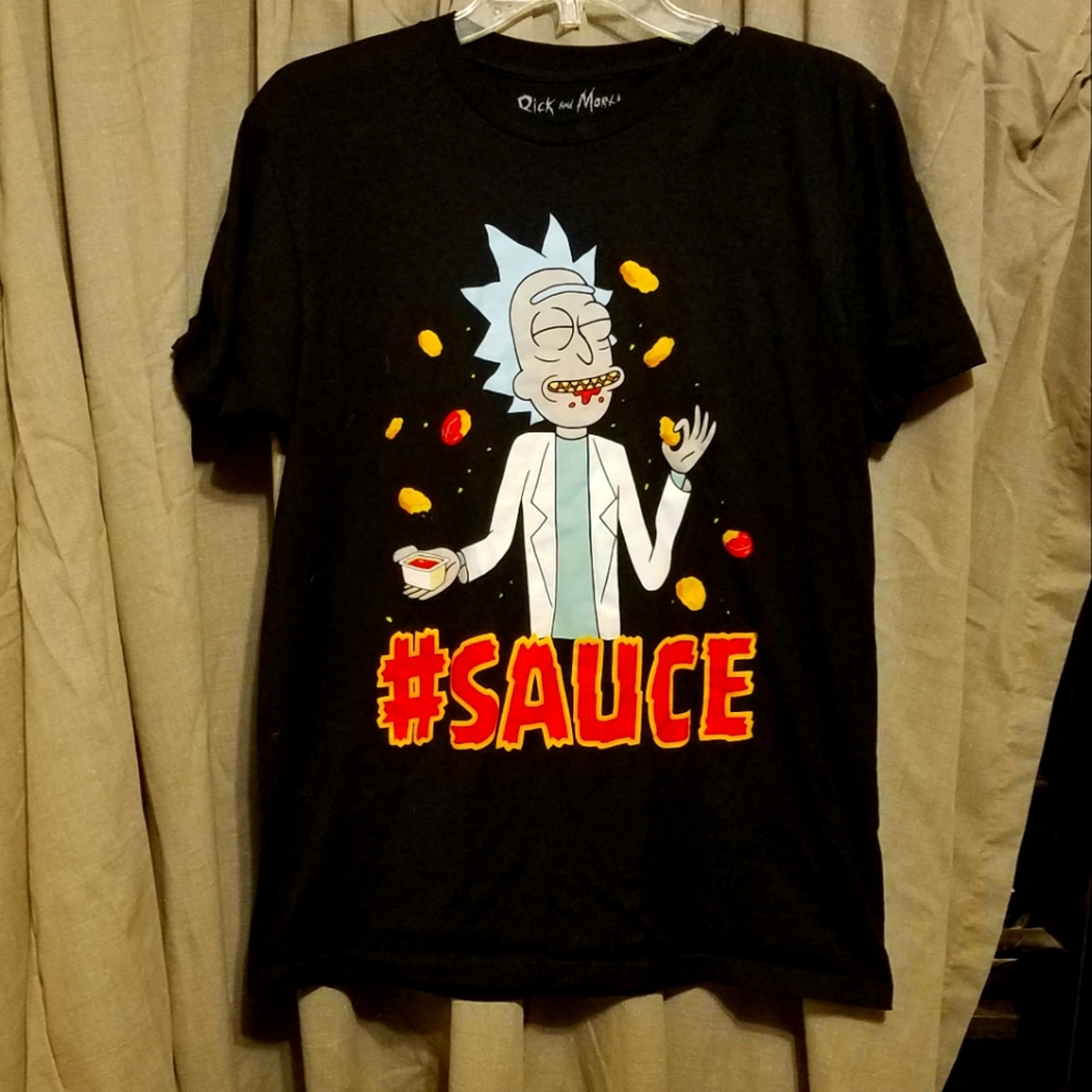 Rick and Morty mens Medium tshirt